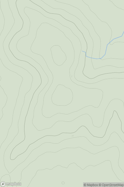 Thumbnail image for Quainton Hill showing contour plot for surrounding peak