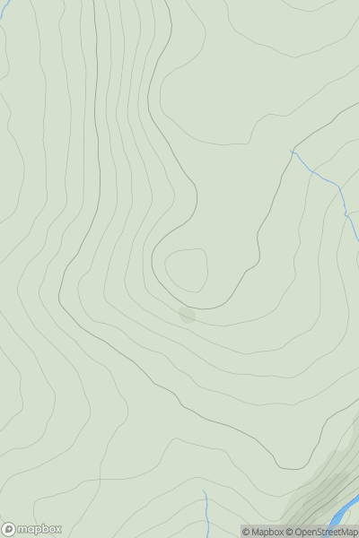 Thumbnail image for Hare Tor showing contour plot for surrounding peak