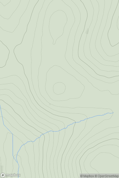 Thumbnail image for Hookney Tor showing contour plot for surrounding peak