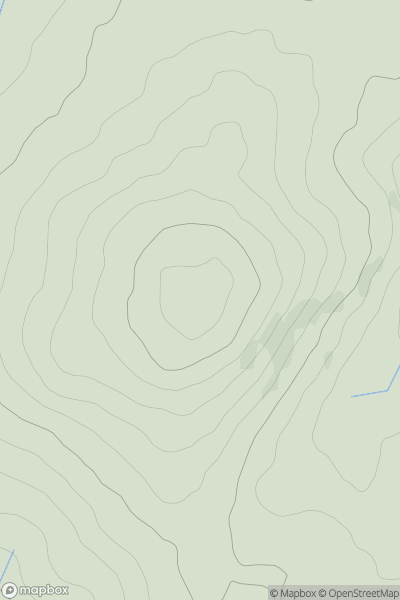 Thumbnail image for Hendra Downs (The Beacon) showing contour plot for surrounding peak
