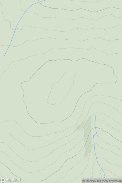 Thumbnail image for St Breock Beacon showing contour plot for surrounding peak