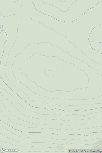Thumbnail image for Five Barrows Hill showing contour plot for surrounding peak