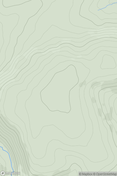 Thumbnail image for Maundown Hill showing contour plot for surrounding peak