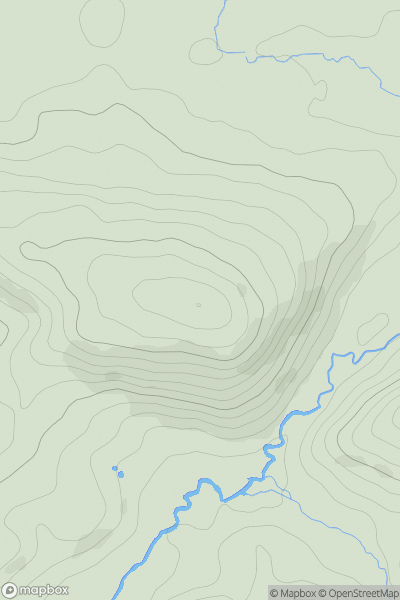 Thumbnail image for Hukeley Knap showing contour plot for surrounding peak