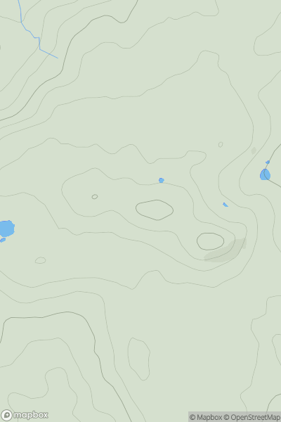 Thumbnail image for Blackberry Hill showing contour plot for surrounding peak