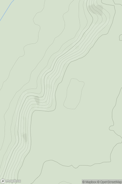 Thumbnail image for Turn Hill (Aller Wood) showing contour plot for surrounding peak