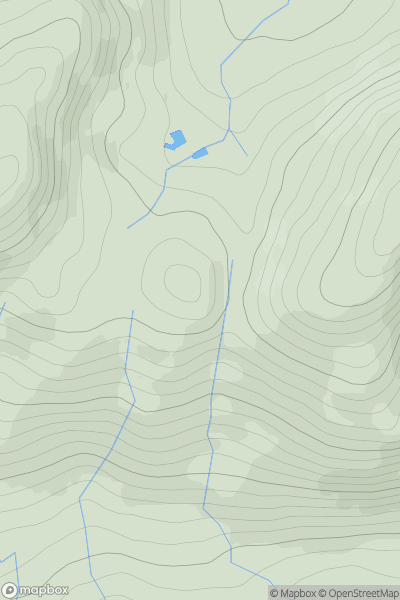 Thumbnail image for Meall a' Bhealach showing contour plot for surrounding peak