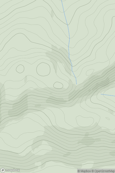 Thumbnail image for Buachaille Bolla showing contour plot for surrounding peak