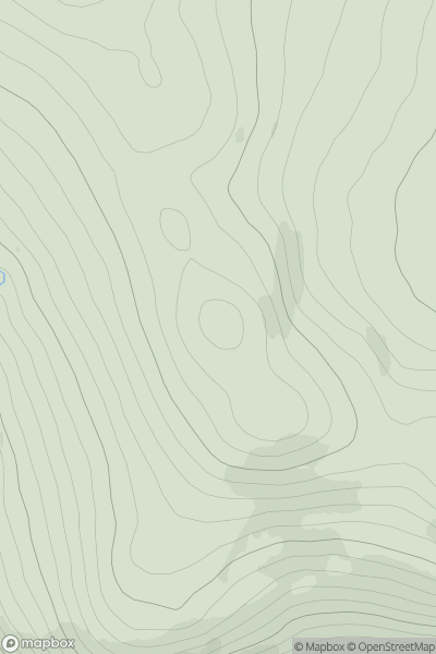 Thumbnail image for Creag Stalcair showing contour plot for surrounding peak