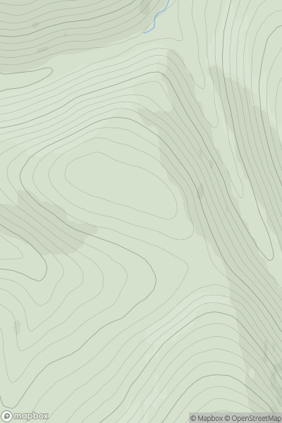Thumbnail image for Tom Garbh-bheinne showing contour plot for surrounding peak