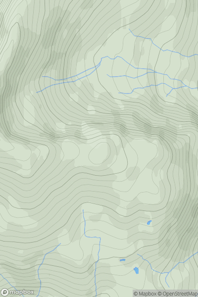 Thumbnail image for Stob na Muicraidh showing contour plot for surrounding peak