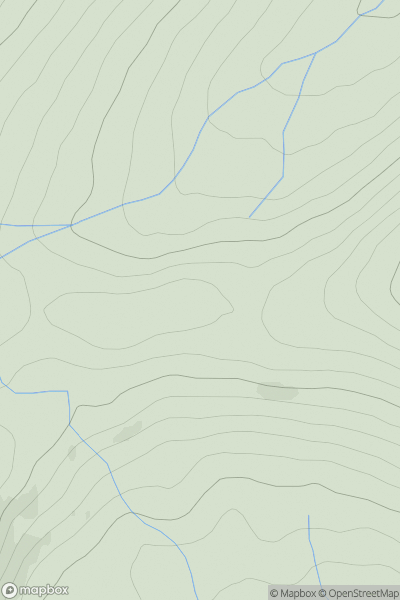Thumbnail image for Creagan nam Meann showing contour plot for surrounding peak