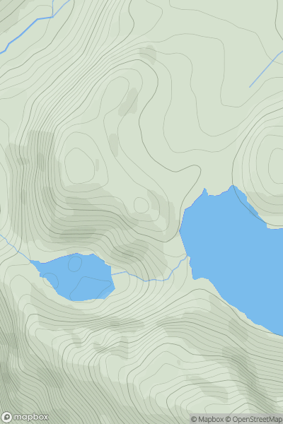 Thumbnail image for Carnan Ban East Top showing contour plot for surrounding peak