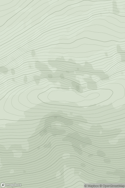 Thumbnail image for Mullach Coire nan Geur-oirean showing contour plot for surrounding peak