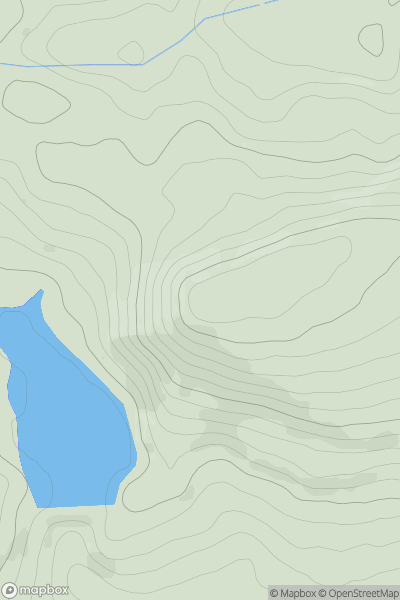 Thumbnail image for Gray Hill showing contour plot for surrounding peak