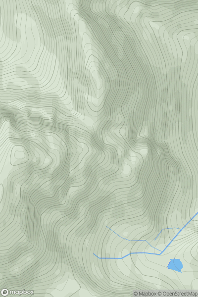 Thumbnail image for The Prow showing contour plot for surrounding peak