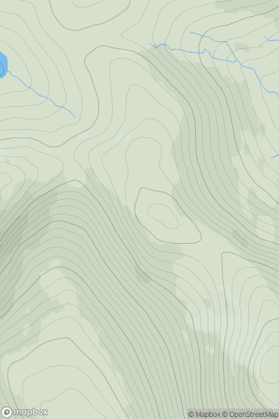 Thumbnail image for The Cairnwell North Top showing contour plot for surrounding peak