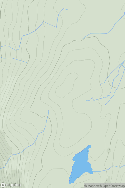 Thumbnail image for Rusland Heights showing contour plot for surrounding peak