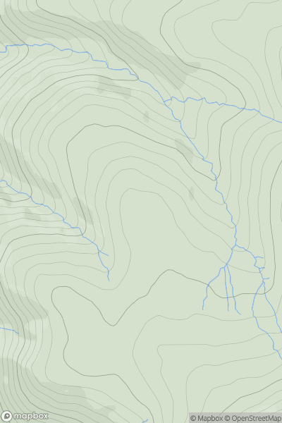 Thumbnail image for Birk Hill showing contour plot for surrounding peak