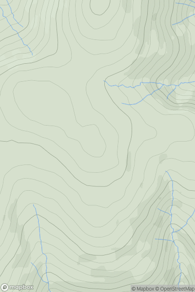 Thumbnail image for Drygill Head showing contour plot for surrounding peak