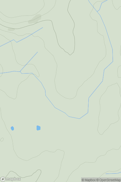 Thumbnail image for Greenah Crag showing contour plot for surrounding peak