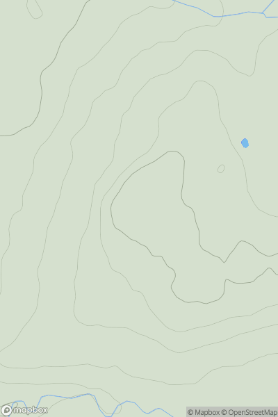 Thumbnail image for Lofshaw Hill showing contour plot for surrounding peak