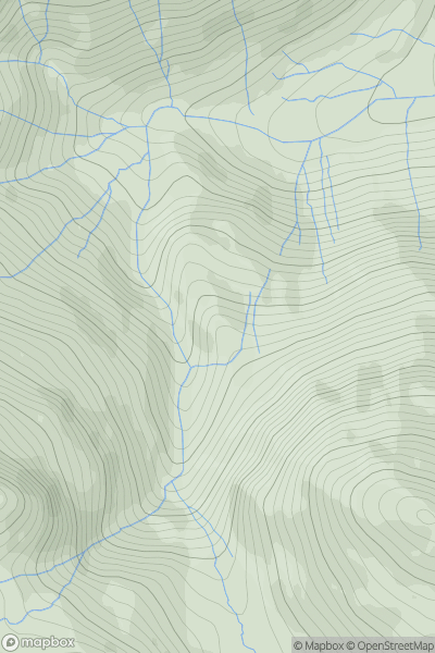Thumbnail image for Brown Howe showing contour plot for surrounding peak