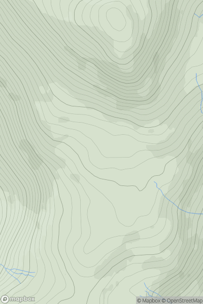 Thumbnail image for High Pikehow showing contour plot for surrounding peak