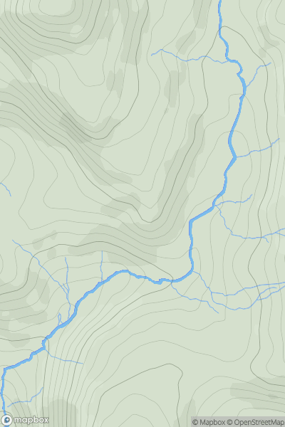 Thumbnail image for Pianet Knott showing contour plot for surrounding peak