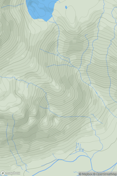 Thumbnail image for Pike Howe showing contour plot for surrounding peak