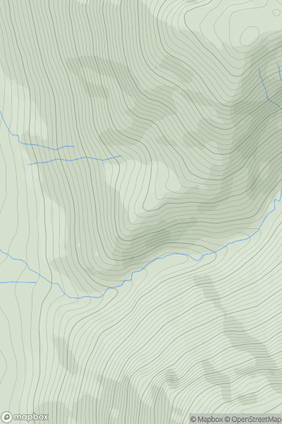 Thumbnail image for Whin Ben showing contour plot for surrounding peak