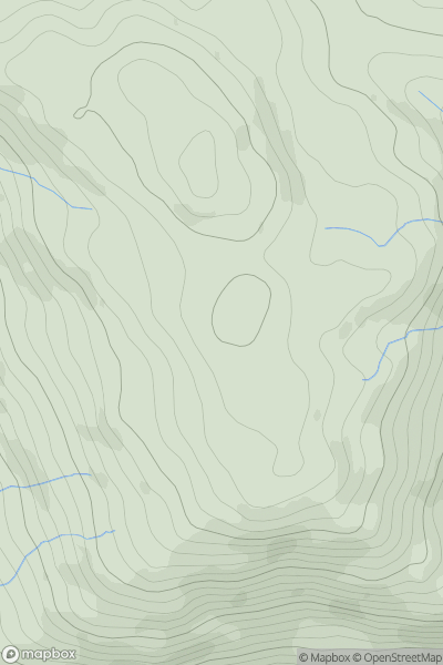 Thumbnail image for Gowbarrow Park showing contour plot for surrounding peak