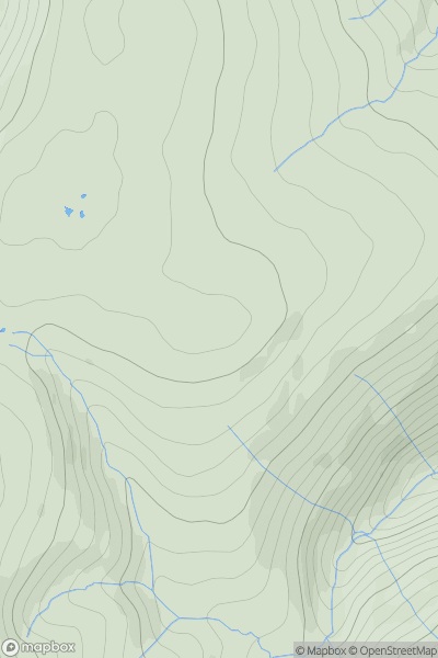 Thumbnail image for High Kop showing contour plot for surrounding peak
