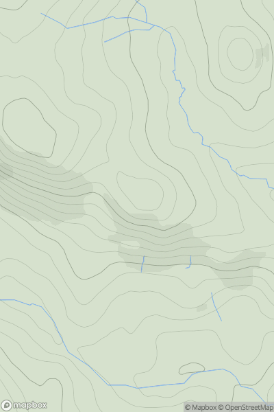 Thumbnail image for Lamb Pasture SE Top showing contour plot for surrounding peak