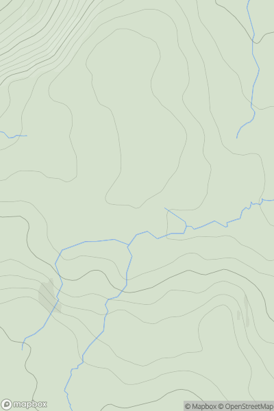 Thumbnail image for Rowantree Crag showing contour plot for surrounding peak