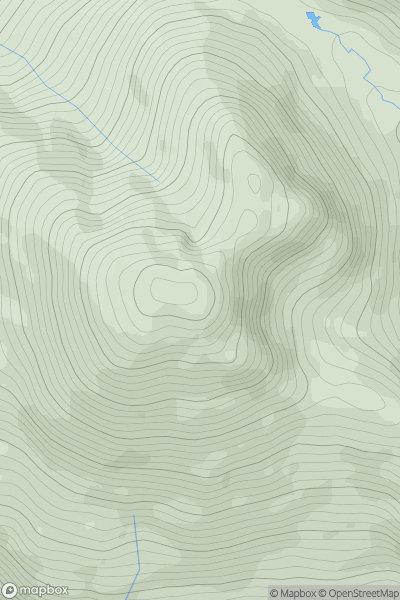 Thumbnail image for The Cobbler (Ben Arthur) showing contour plot for surrounding peak