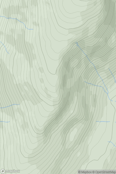 Thumbnail image for Snarker Pike showing contour plot for surrounding peak