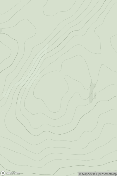 Thumbnail image for Monadh Meadale showing contour plot for surrounding peak