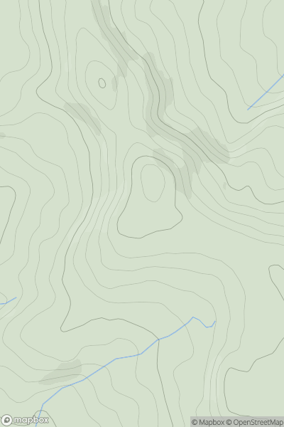 Thumbnail image for Great Haldon showing contour plot for surrounding peak