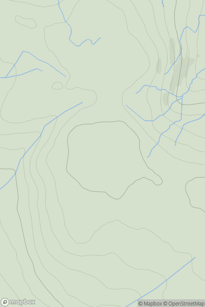Thumbnail image for Withins Height (Round Hill) showing contour plot for surrounding peak