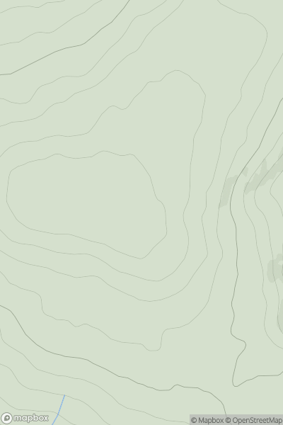 Thumbnail image for Burnhope Seat - Trig Point showing contour plot for surrounding peak