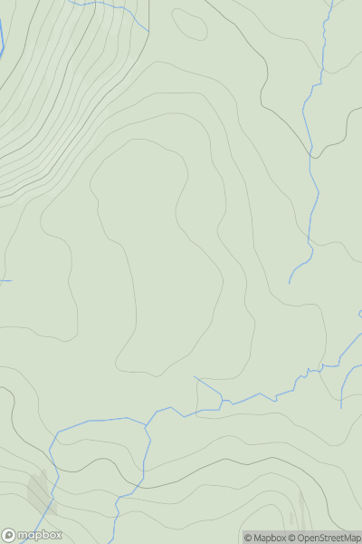Thumbnail image for Langhowe Pike (Synge summit) showing contour plot for surrounding peak