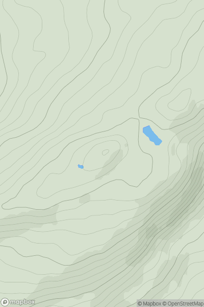 Thumbnail image for Stuc Scardan showing contour plot for surrounding peak