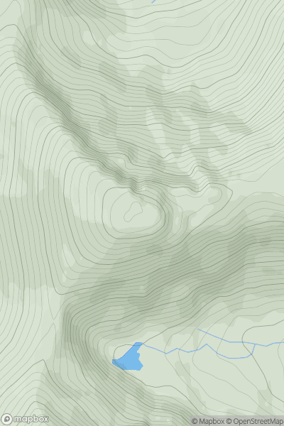 Thumbnail image for Carn Eighe showing contour plot for surrounding peak