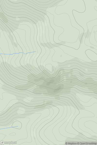 Thumbnail image for Ben A'an showing contour plot for surrounding peak