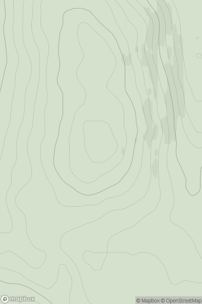 Thumbnail image for Grandtully Hill North Top showing contour plot for surrounding peak