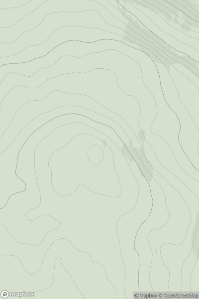 Thumbnail image for Castle Dow showing contour plot for surrounding peak