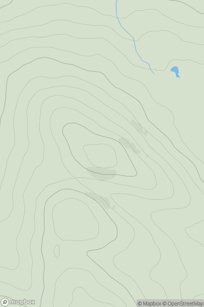 Thumbnail image for Torchuaig Hill showing contour plot for surrounding peak