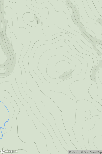 Thumbnail image for Stob a' Bhlair Bhain showing contour plot for surrounding peak