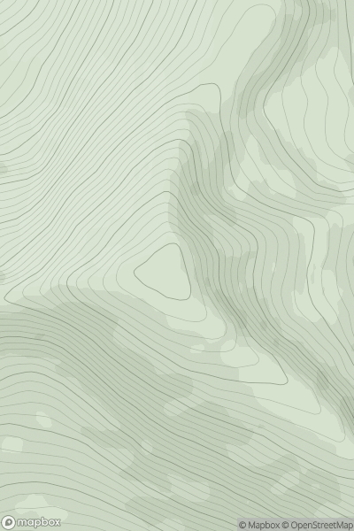 Thumbnail image for Tom a' Choinich showing contour plot for surrounding peak